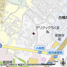 長野県長野市篠ノ井小森464周辺の地図