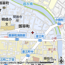 石川県金沢市瓢箪町23-5周辺の地図