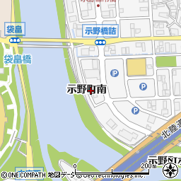 石川県金沢市示野町南42周辺の地図