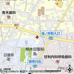 八十二銀行篠ノ井支店周辺の地図