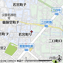 石川県金沢市若宮町リ3周辺の地図