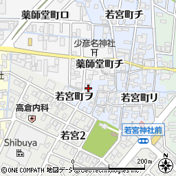 石川県金沢市若宮町リ56周辺の地図