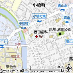 小橋町周辺の地図