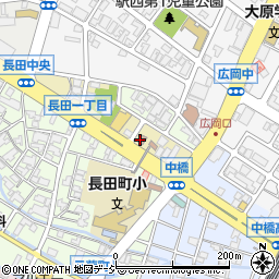 金沢中橋郵便局周辺の地図