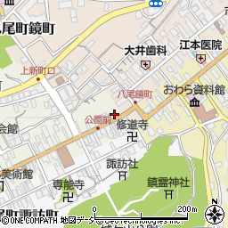 富山県富山市八尾町上新町2815周辺の地図