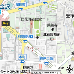 金沢焼鳥 炭火焼鶏 Ryo 金沢駅前本店周辺の地図