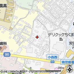 長野県長野市篠ノ井小森455周辺の地図