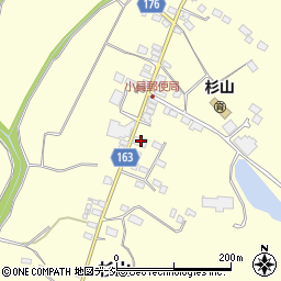 栃木県芳賀郡市貝町杉山703周辺の地図