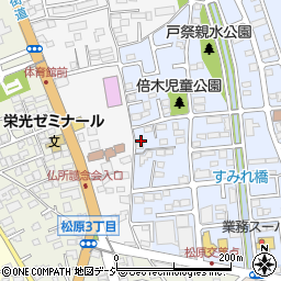 栃木県宇都宮市戸祭町2120-1周辺の地図
