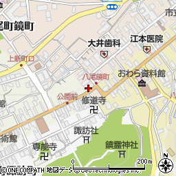富山県富山市八尾町鏡町2406-2周辺の地図