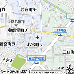 石川県金沢市若宮町リ8周辺の地図