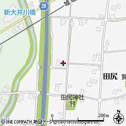 富山県南砺市田尻317周辺の地図