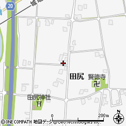 富山県南砺市田尻209周辺の地図