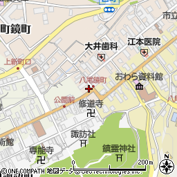 富山県富山市八尾町鏡町2406-1周辺の地図