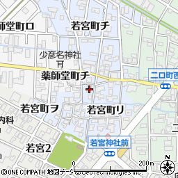 石川県金沢市若宮町リ32周辺の地図
