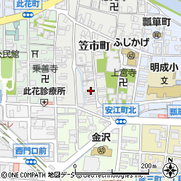 石川県金沢市笠市町5-29周辺の地図