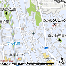 栃木県宇都宮市戸祭町2780-10周辺の地図