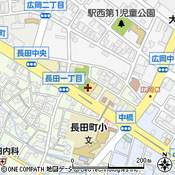 石川県金沢市長田町周辺の地図