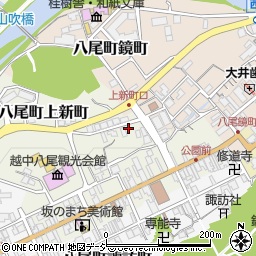 富山県富山市八尾町上新町2932周辺の地図