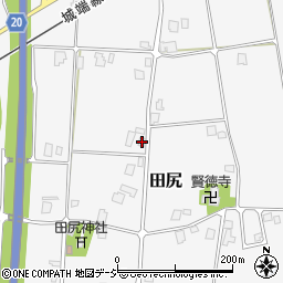 富山県南砺市田尻208周辺の地図