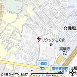 長野県長野市篠ノ井小森444周辺の地図