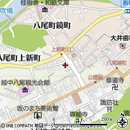 富山県富山市八尾町上新町2933周辺の地図