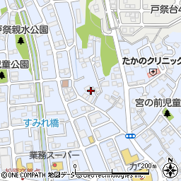 栃木県宇都宮市戸祭町2780-11周辺の地図