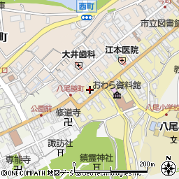 懐石椿亭 越中八尾店周辺の地図