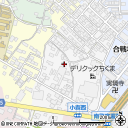 長野県長野市篠ノ井小森446周辺の地図