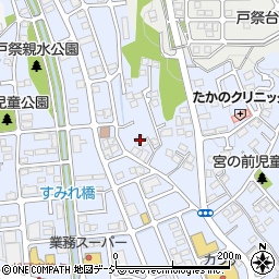 栃木県宇都宮市戸祭町2780-12周辺の地図