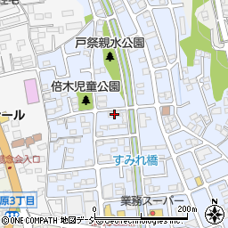 栃木県宇都宮市戸祭町2125周辺の地図