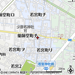 石川県金沢市若宮町リ29-2周辺の地図