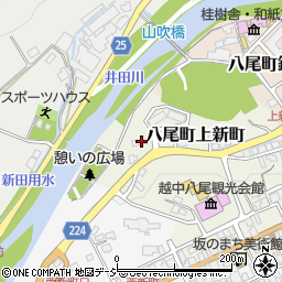 富山県富山市八尾町上新町3247周辺の地図