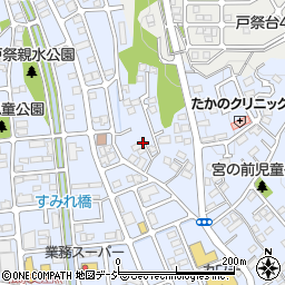 栃木県宇都宮市戸祭町2780-13周辺の地図