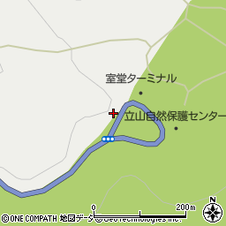富山県中新川郡立山町室堂周辺の地図