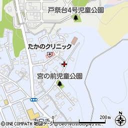 栃木県宇都宮市戸祭町2763-6周辺の地図