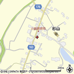 栃木県芳賀郡市貝町杉山689周辺の地図