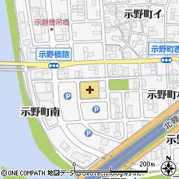 石川県金沢市示野町南74周辺の地図