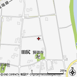富山県南砺市田尻173周辺の地図