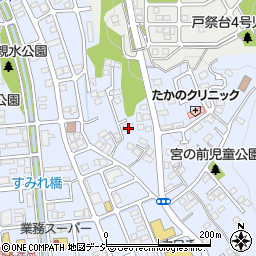 栃木県宇都宮市戸祭町2774-1周辺の地図