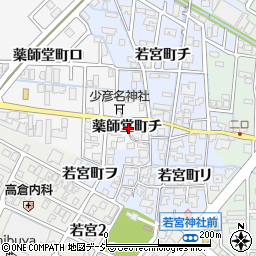 石川県金沢市薬師堂町チ周辺の地図