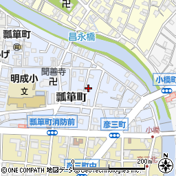 横川ブリキ店周辺の地図