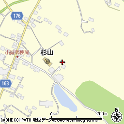 栃木県芳賀郡市貝町杉山952周辺の地図