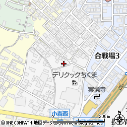 長野県長野市篠ノ井小森421周辺の地図