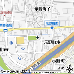 石川県金沢市示野町南3周辺の地図