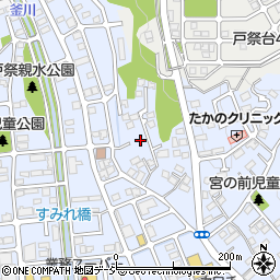 栃木県宇都宮市戸祭町2779周辺の地図