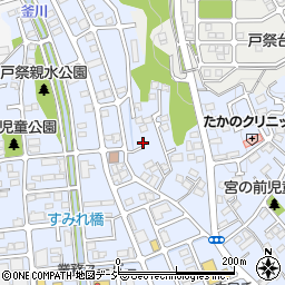 栃木県宇都宮市戸祭町2780-24周辺の地図