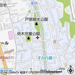 栃木県宇都宮市戸祭町2128-3周辺の地図