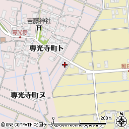 石川県金沢市専光寺町ト196周辺の地図