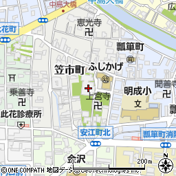 金沢西別院周辺の地図